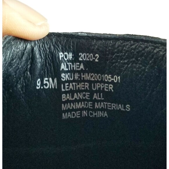 HALSA Women's Althea Booties Black Leather Sz 9.5 Ankle Boots Comfort - Picture 14 of 16